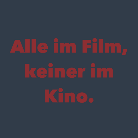 Alle im Film - Oversize Shirt (Stick)