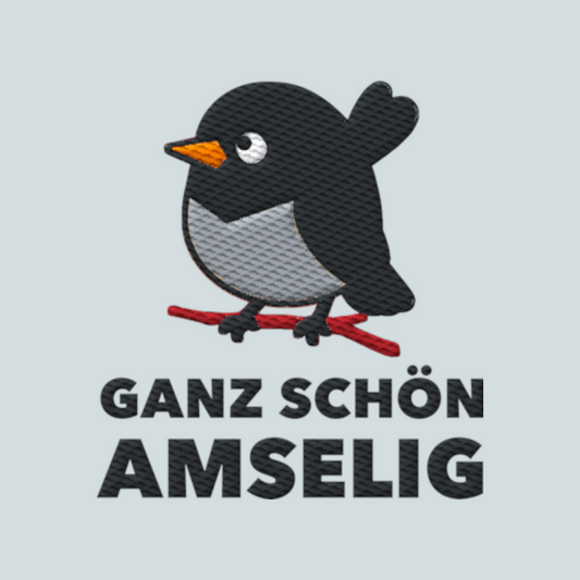 Ganz schön amselig - Organic Oversize Sweatshirt (Stick)