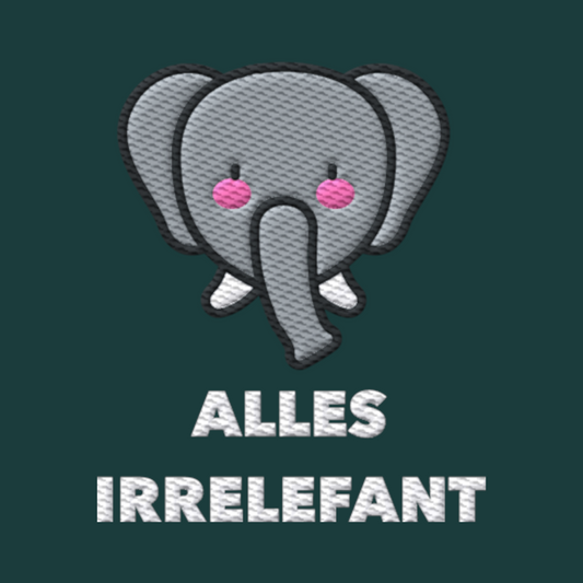 Alles irrelefant - Organic Hoodie (Stick)