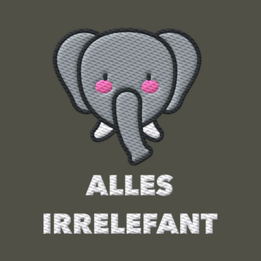 Alles irrelefant - Organic Oversize Sweatshirt (Stick)