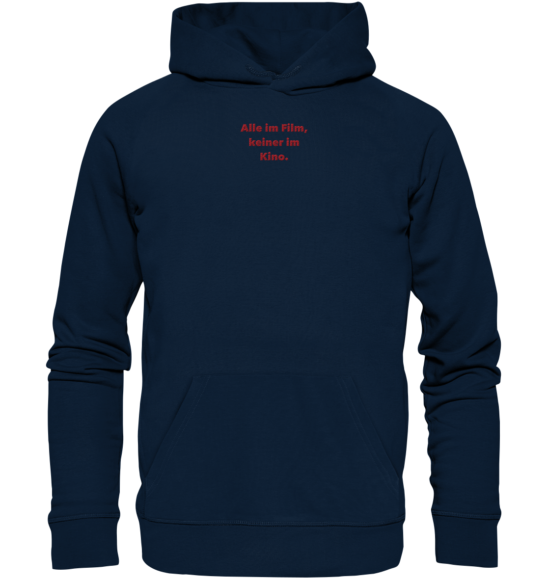 Alle im Film - Organic Hoodie (Stick)