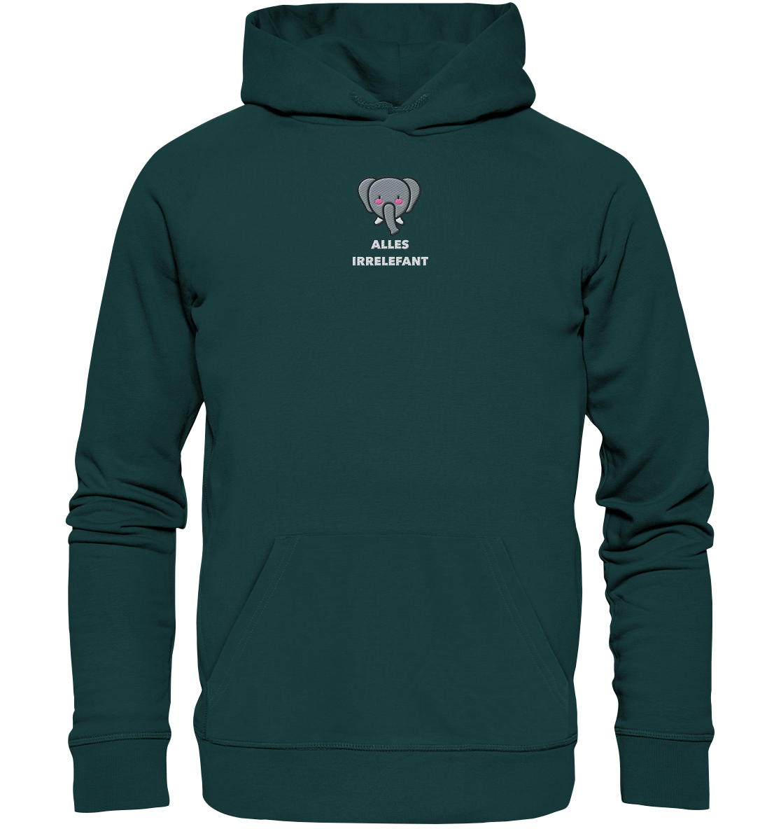 Alles irrelefant - Organic Hoodie (Stick)