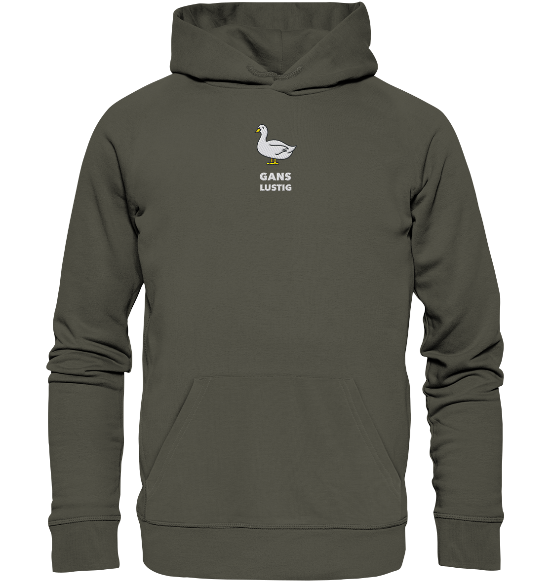 Gans Lustig - Organic Hoodie (Stick)