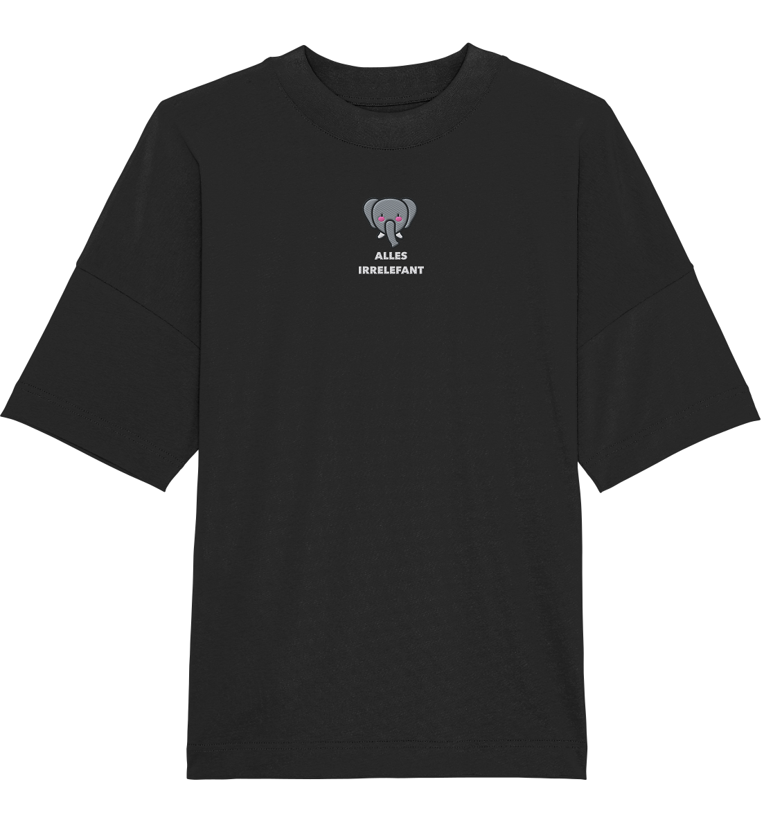 Alles irrelefant - Organic Oversize Shirt (Stick)