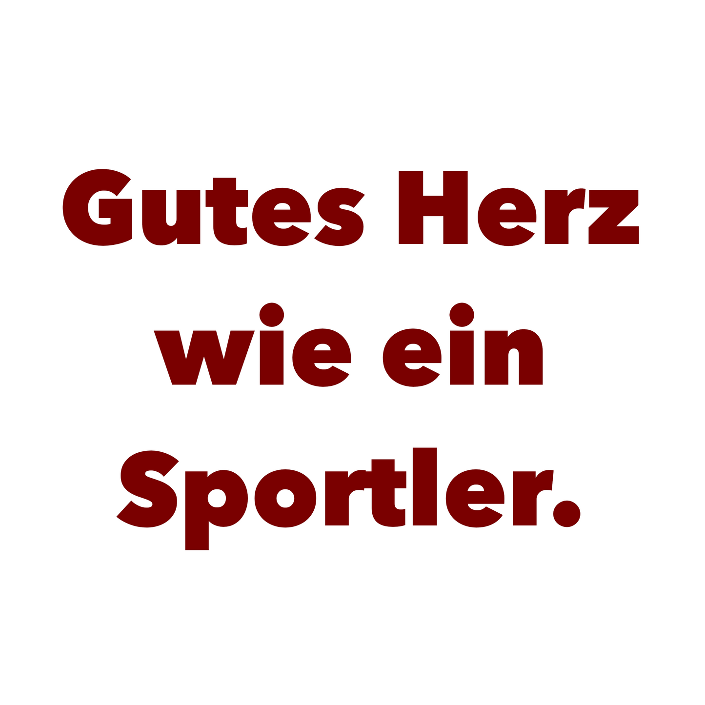 Gutes Herz - Organic Shirt (Stick)