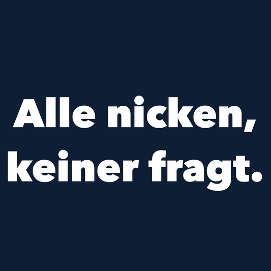 Alle nicken - Organic Oversize Sweatshirt (Stick)