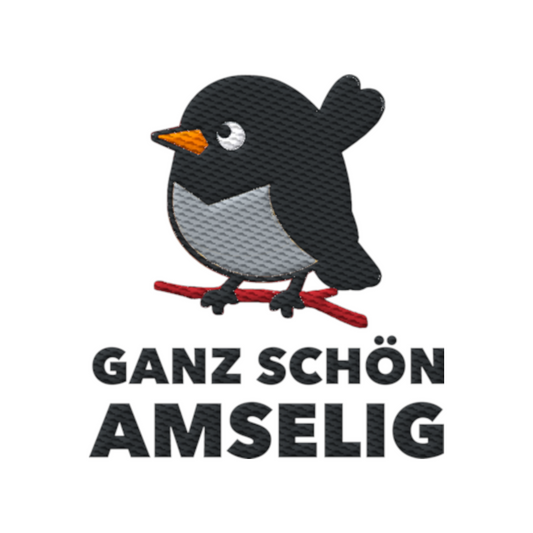 Ganz schön amselig - Organic Shirt (Stick)