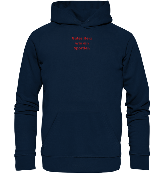 Gutes Herz - Organic Hoodie (Stick)