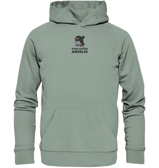 Ganz schön amselig - Organic Hoodie (Stick)