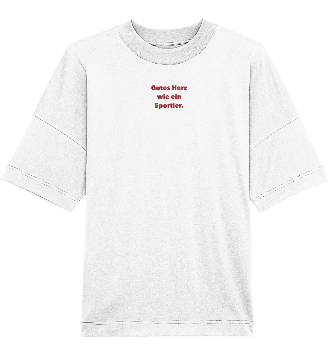 Gutes Herz - Organic Oversize Shirt (Stick)