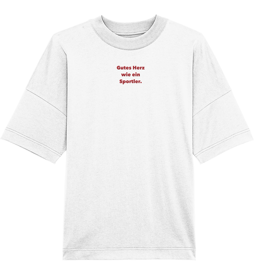 Gutes Herz - Organic Oversize Shirt (Stick)