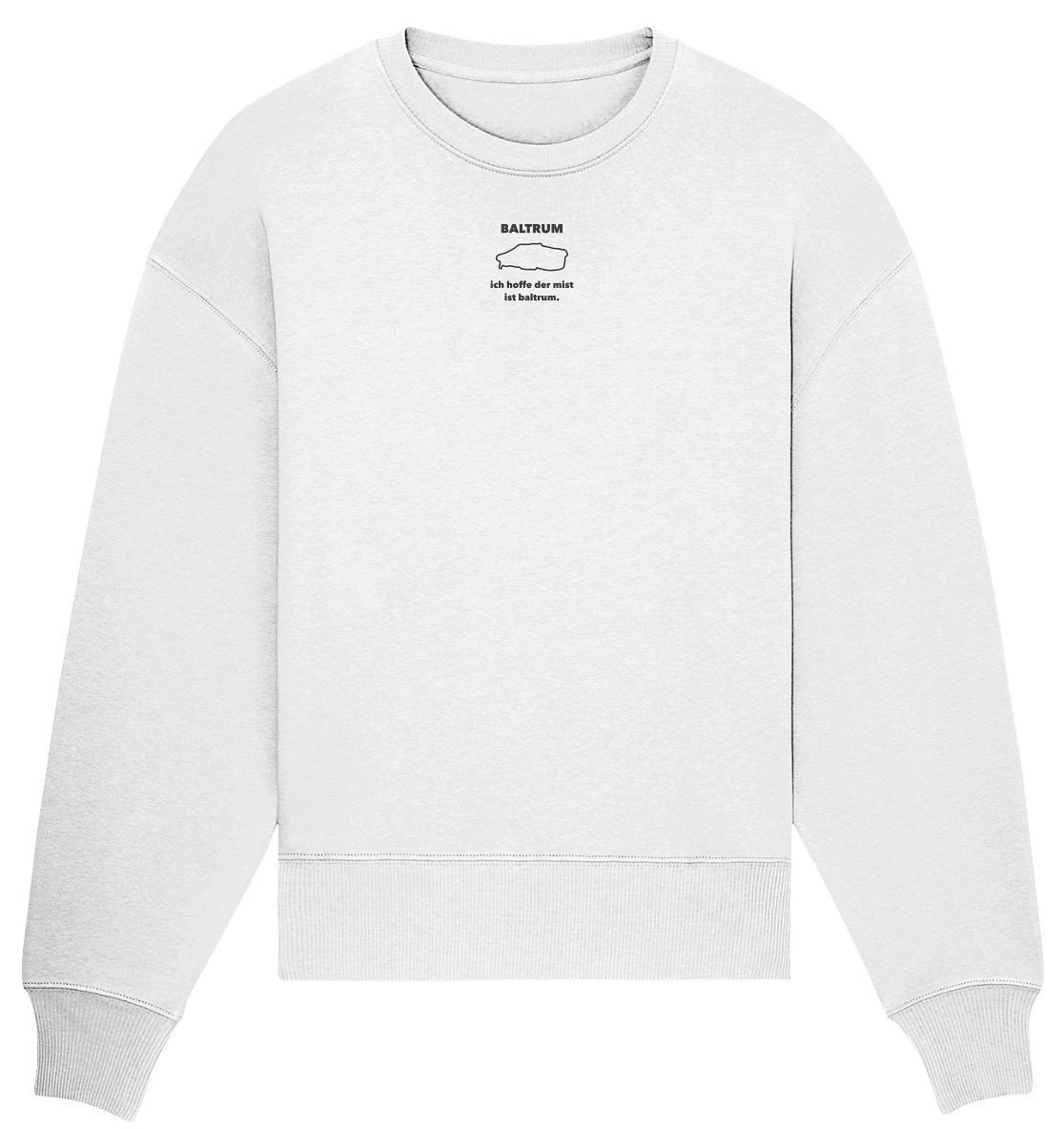 Baltrum - Organic Oversize Sweatshirt (Stick)