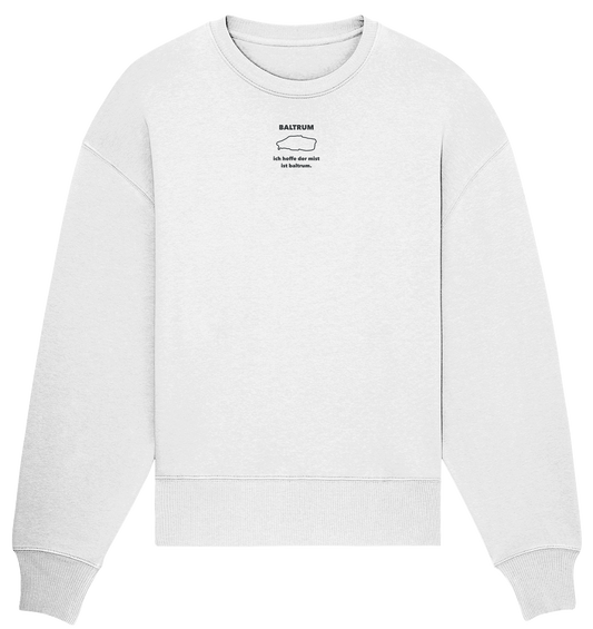 Baltrum - Organic Oversize Sweatshirt (Stick)