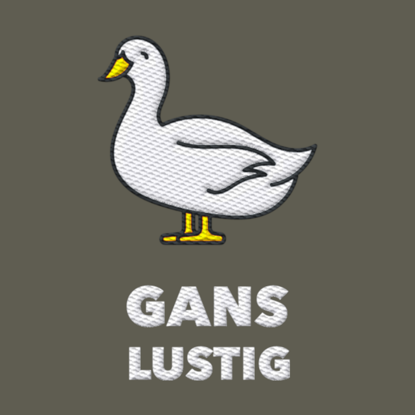 Gans Lustig - Organic Hoodie (Stick)